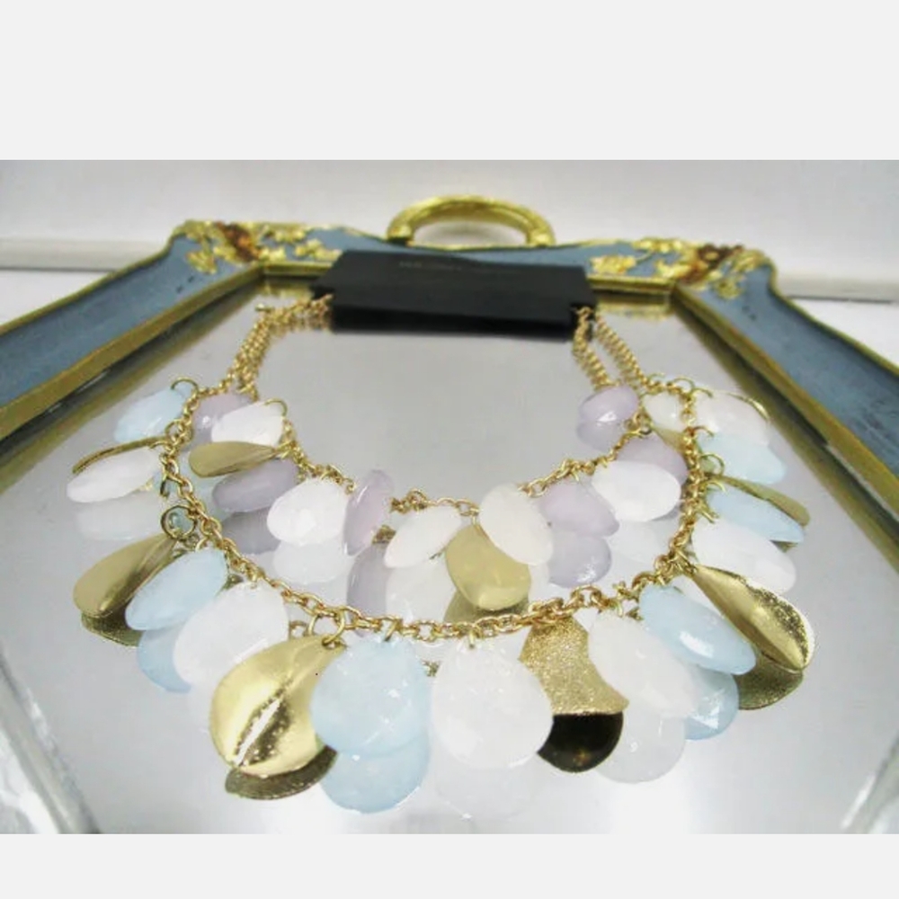 New multi color necklace